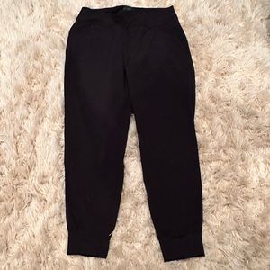 Adidas Women’s Black Woven Pants in Size Large